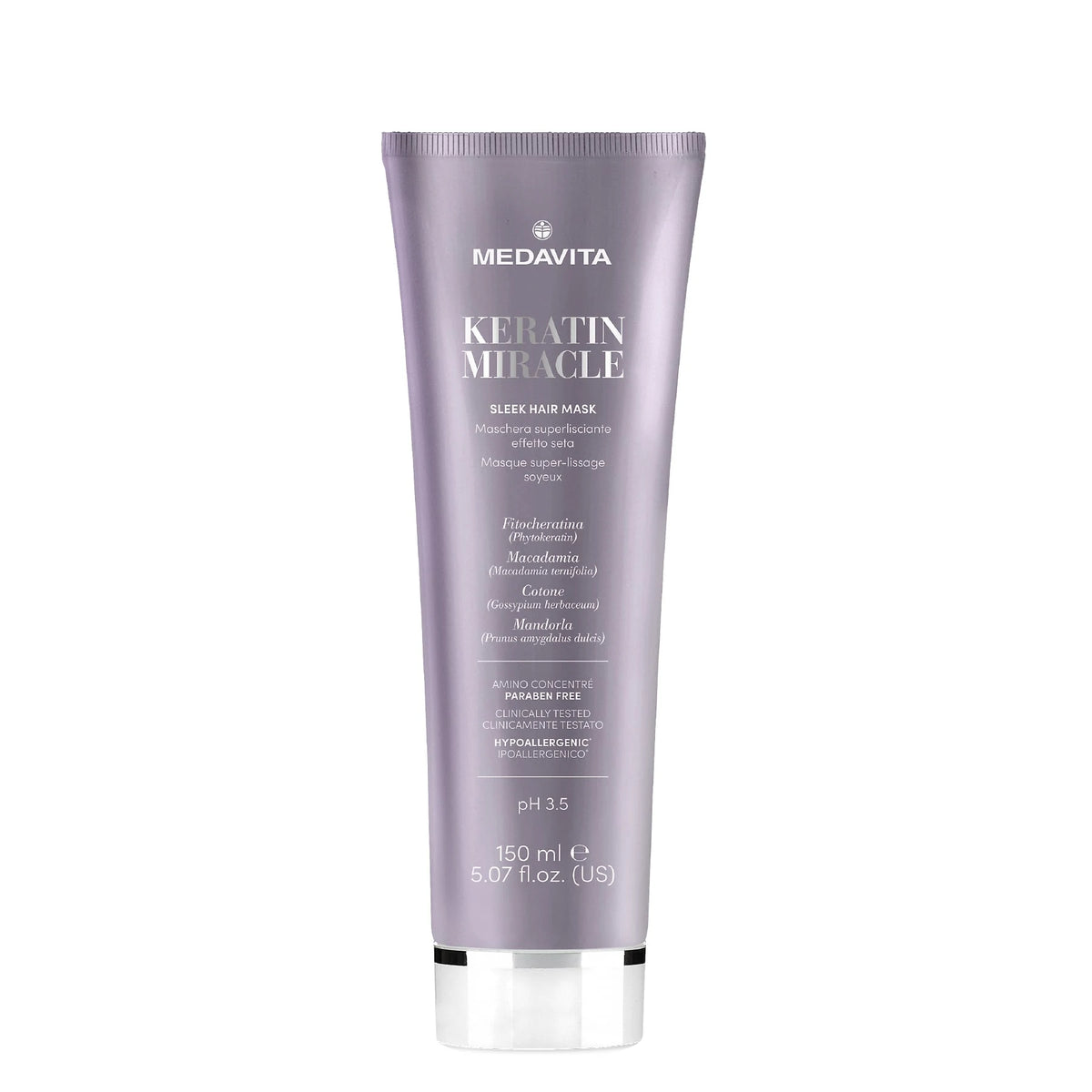 Medavita Keratin Miracle Sleek Hair Mask 150ml hair mask #Size_150ml