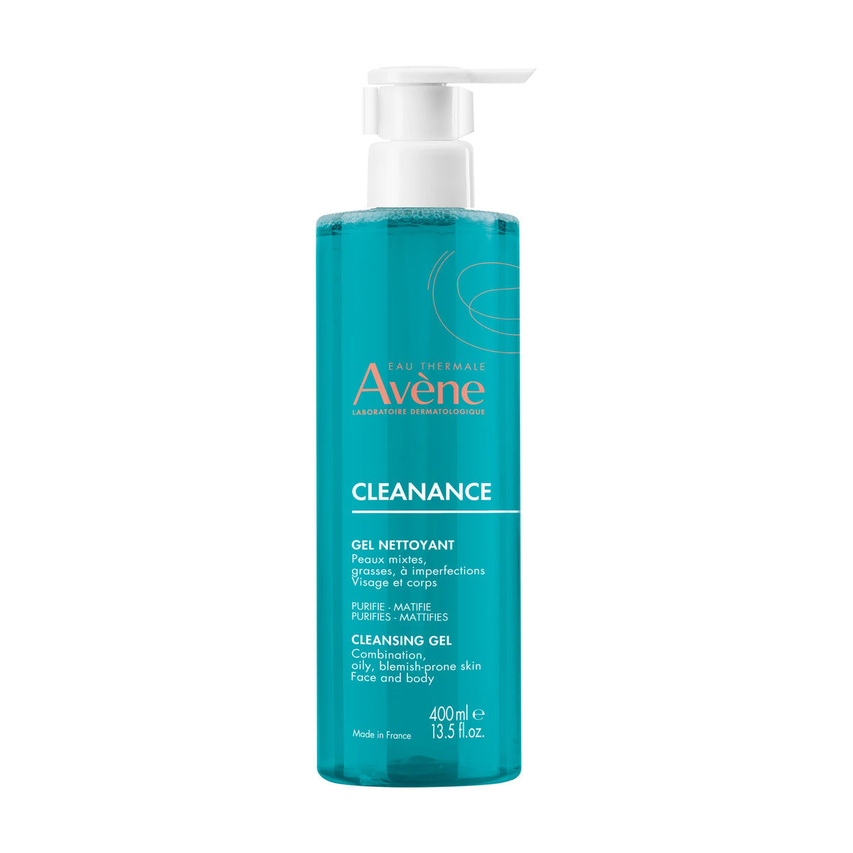 Avène Cleanance Cleansing Gel 400ml facial cleanser #Size_400ml