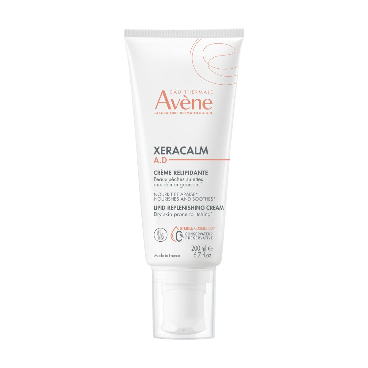 Avène XeraCalm A.D Lipid-Replenishing Cream 200ml body cream #Size_200ml