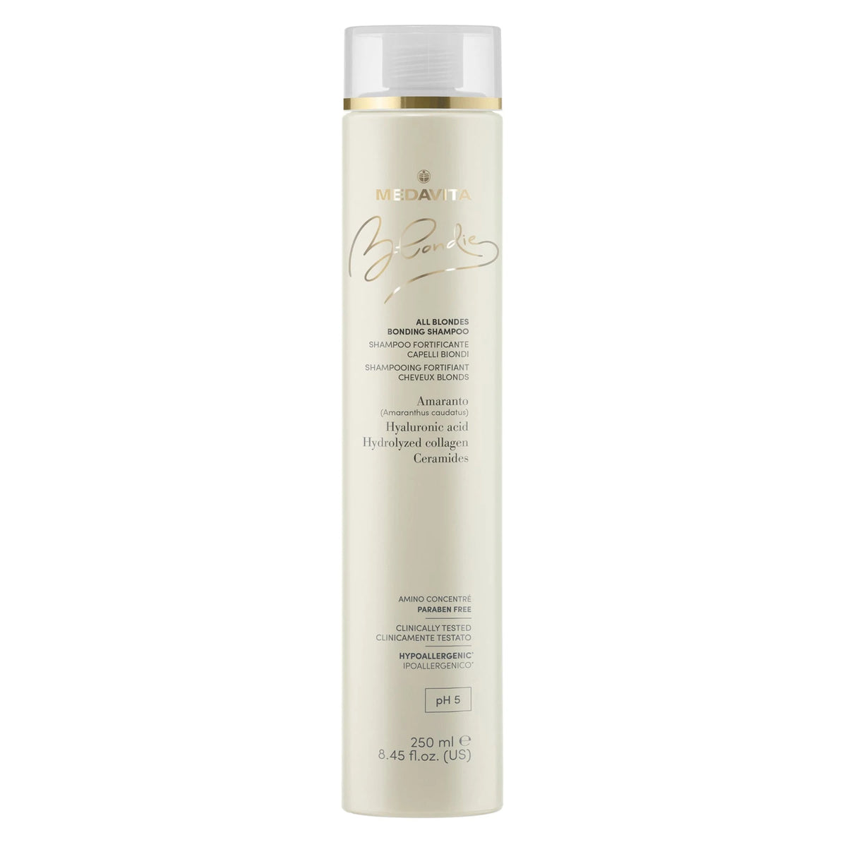Medavita Blondie All Blondes Bonding Shampoo 250ml shampoo #Size_250ml