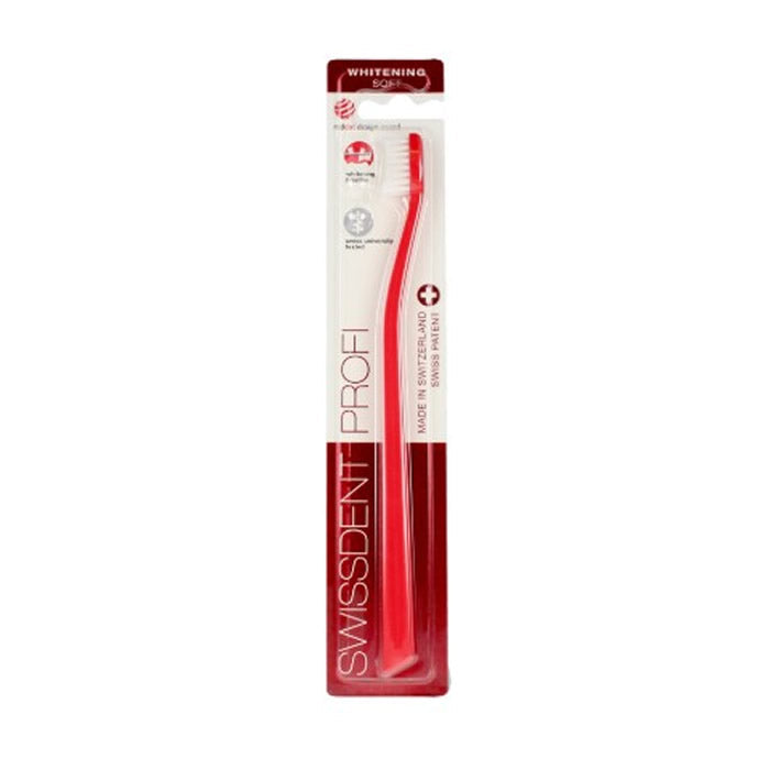 Swissdent Profi Spazzolino Sbiancante Classico Rosso