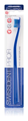 Swissdent Profi Colours Single Blue manual toothbrushes #Color_Blue